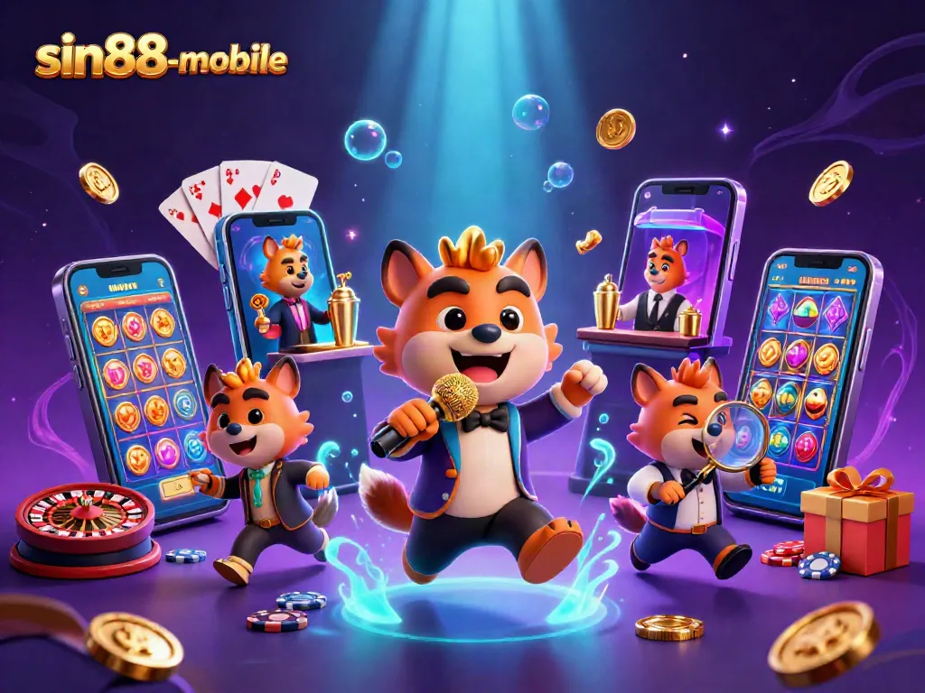 Watch the fun in the sin88-mobile comedy casino club with hyena characters and playful gaming elements.