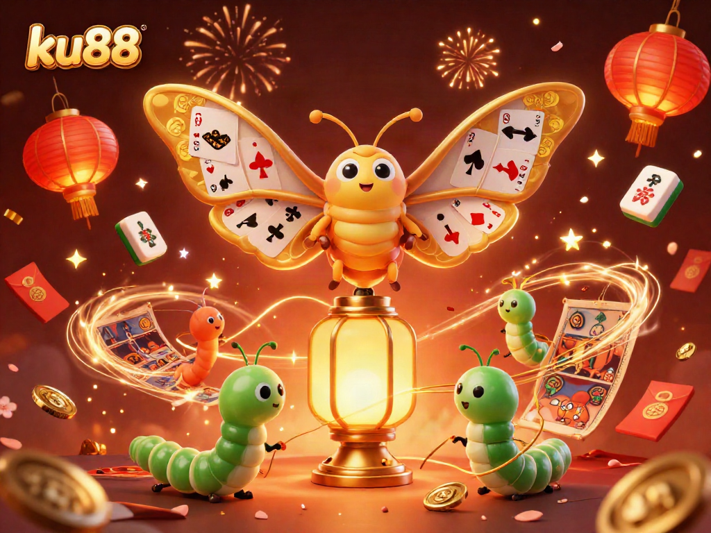 Experience thrilling gaming moments at ku88 with vibrant casino scenes and festive elements.