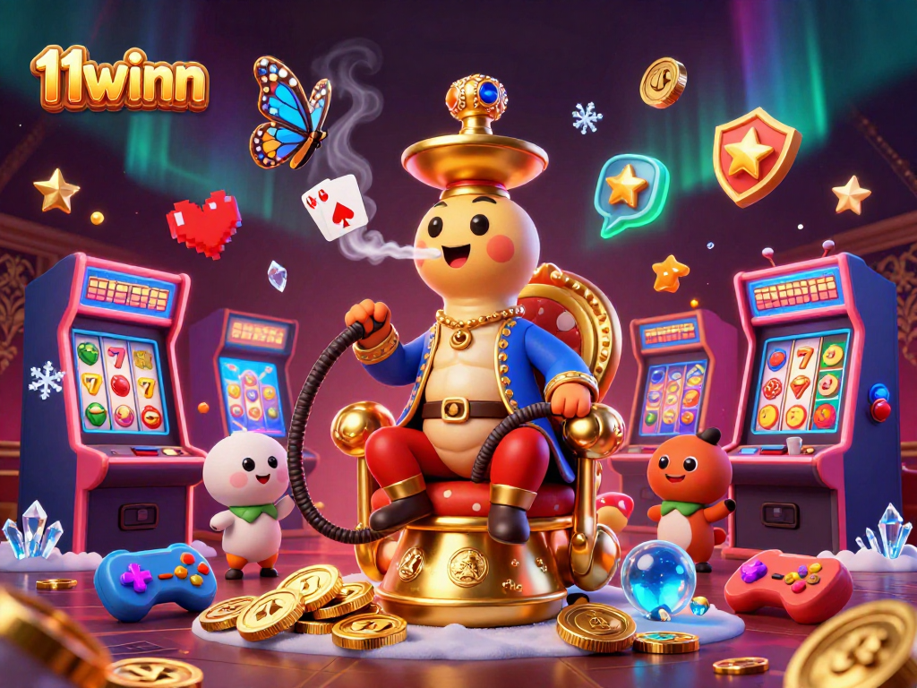Engage in the vibrant world of 11winn, highlighting dynamic slots with rich designs and casino games.