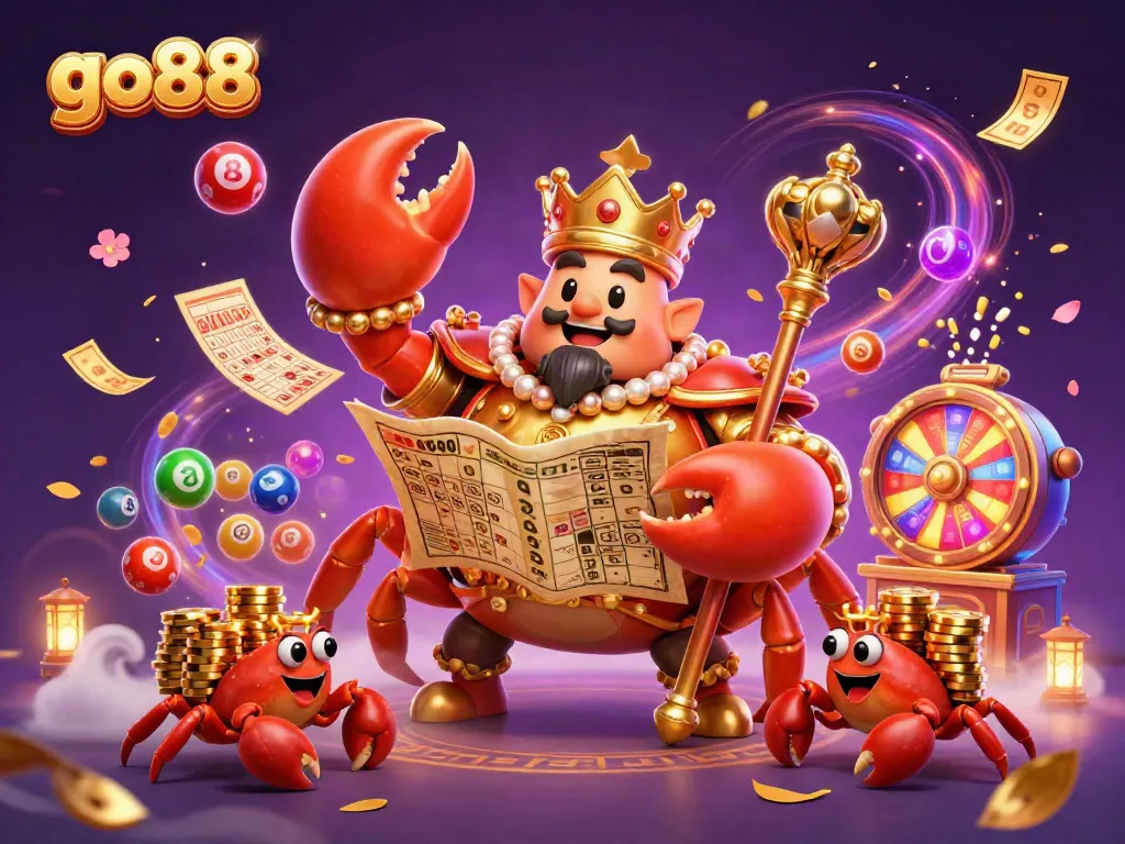 Engage with go88’s royal crab emperor in a lavish casino adventure of vibrant games.