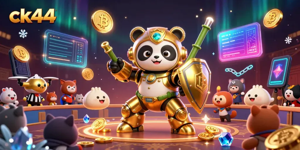 Experience dynamic gaming with ck44, featuring thrilling characters and vibrant casino elements.