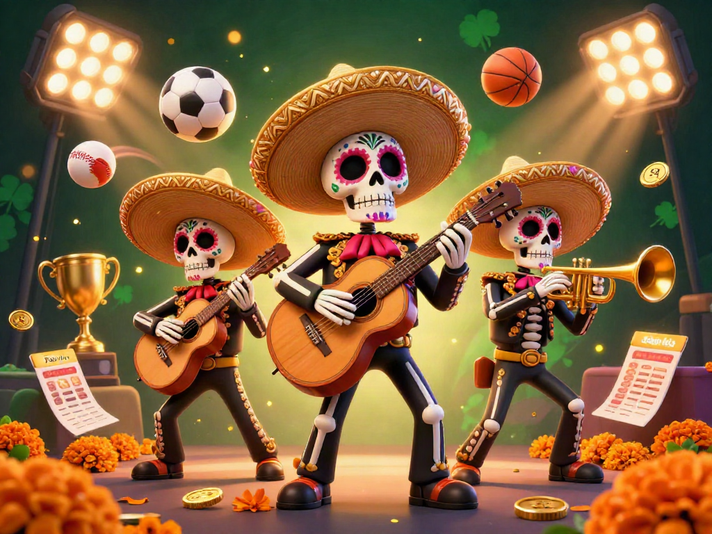 Experience thrilling games at 789win, with a lively mariachi band celebrating sports betting excitement.